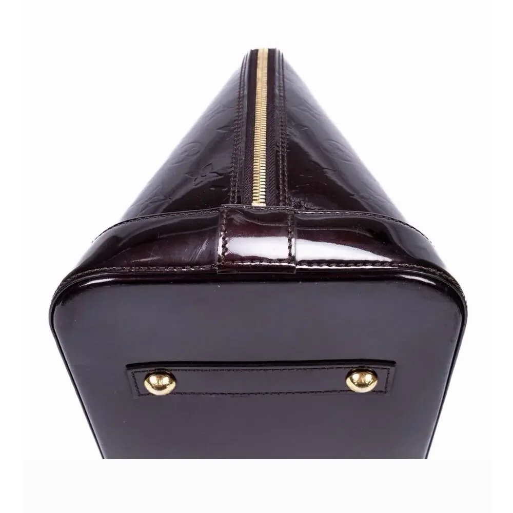 Louis Vuitton Alma GM Monogram Vernis Amarante (Burgandy) Bag